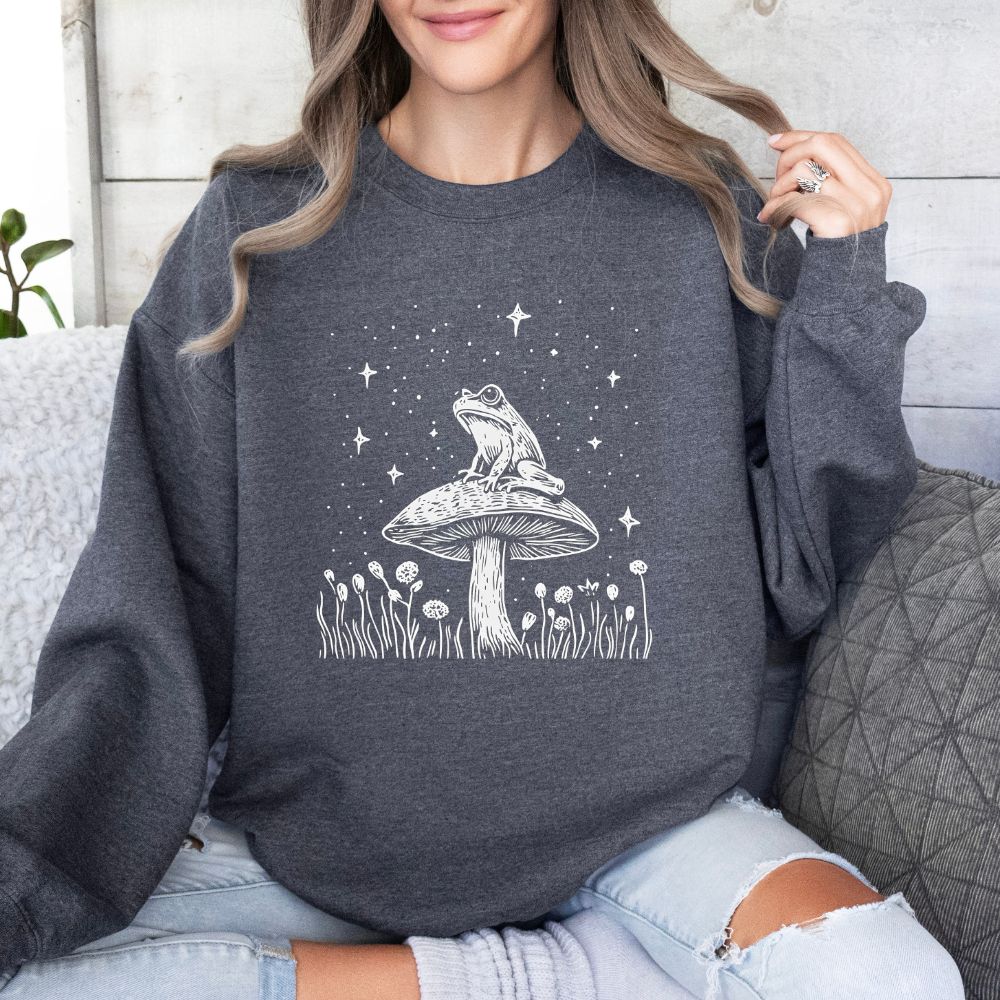 Night Toad On A Mushroom