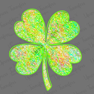 Neon Green Shamrock