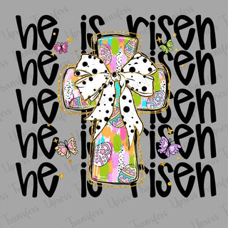 He Is Risen With Text