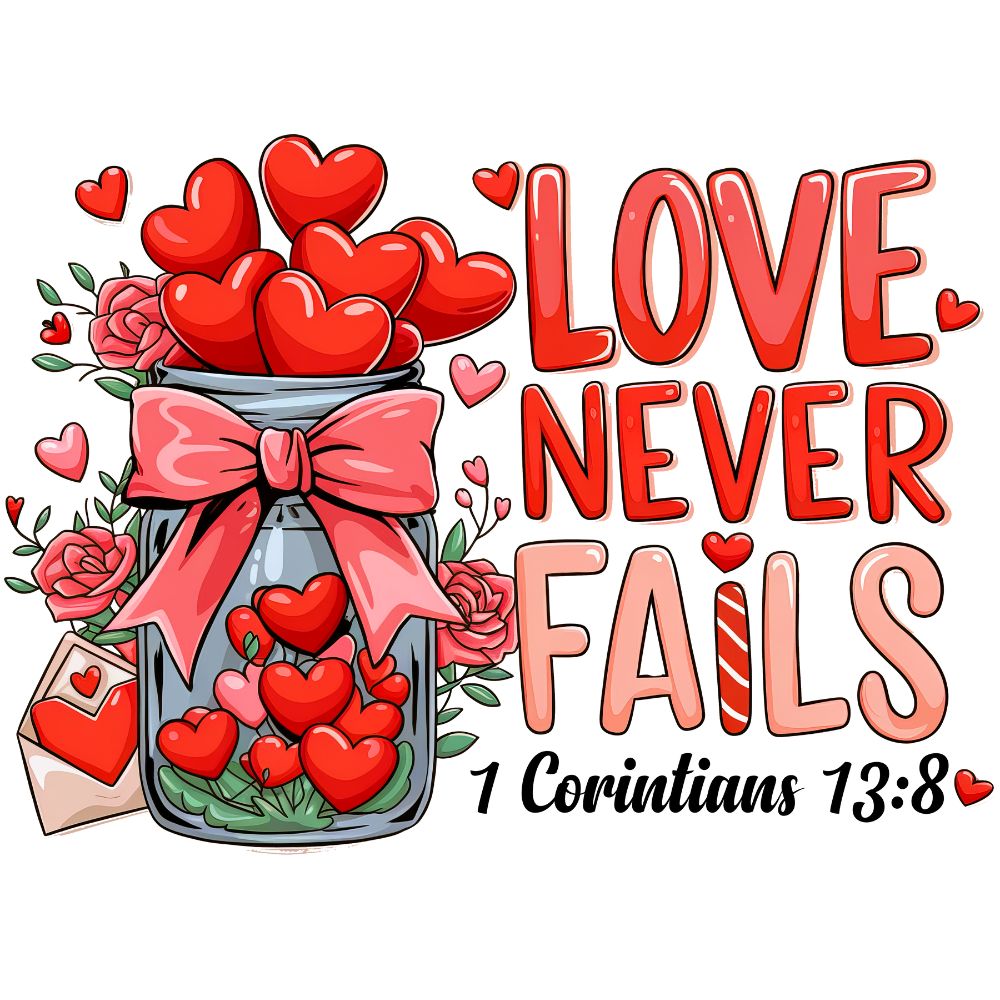 Love Never Fails Valentine