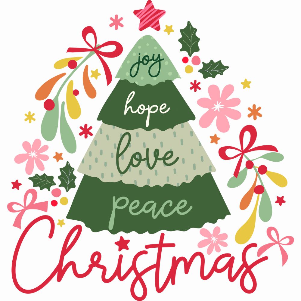 Joy Hope Love Peace Christmas