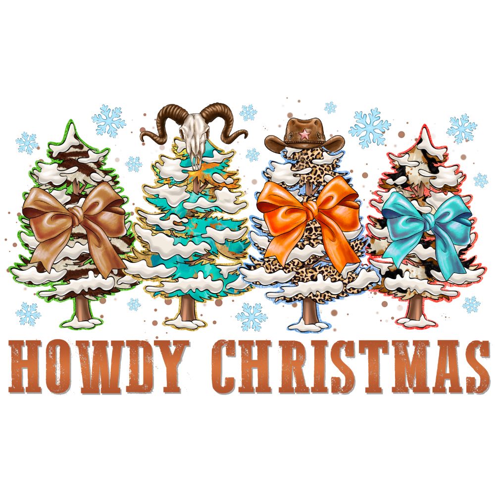 Howdy Christmas Orange