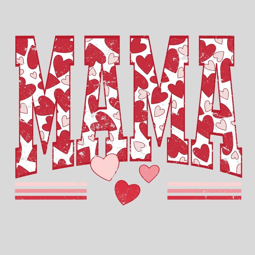 Mama Red Hearts