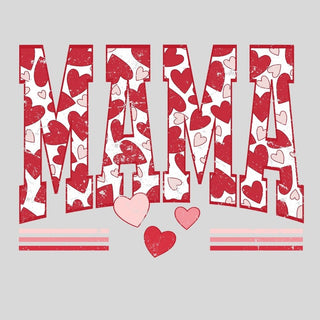 Mama Red Hearts