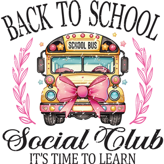 Back To School Social Club Distressed