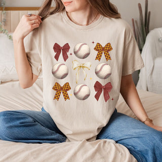Maroon and Gold Baseball Coquette