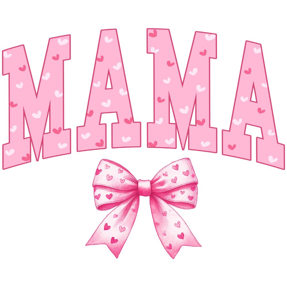 Mama Valentines Day Pink Hearts