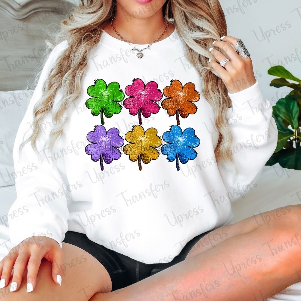 Colorful Shamrocks