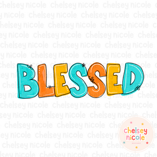 Blessed (Hand Drawn PNG)