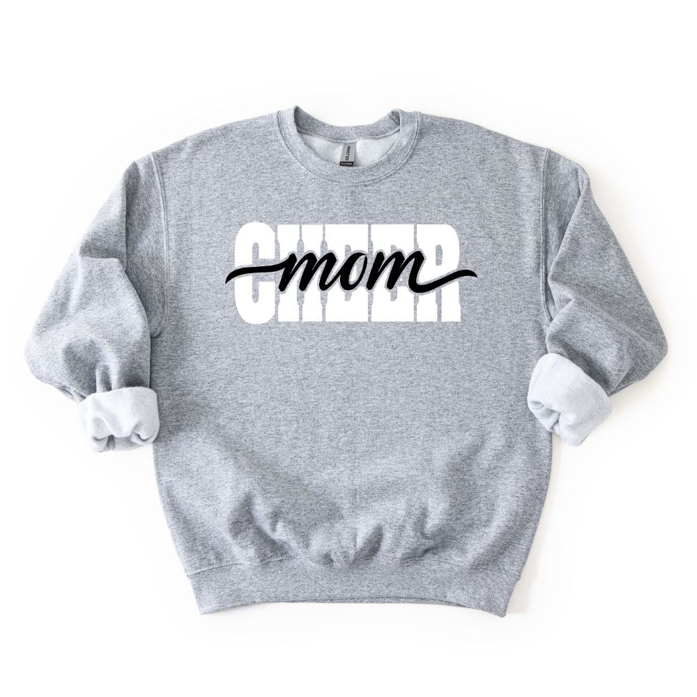 Trendy Cheer Mom White