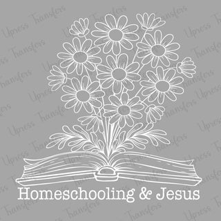 Homeschooling & Jesus Floral White