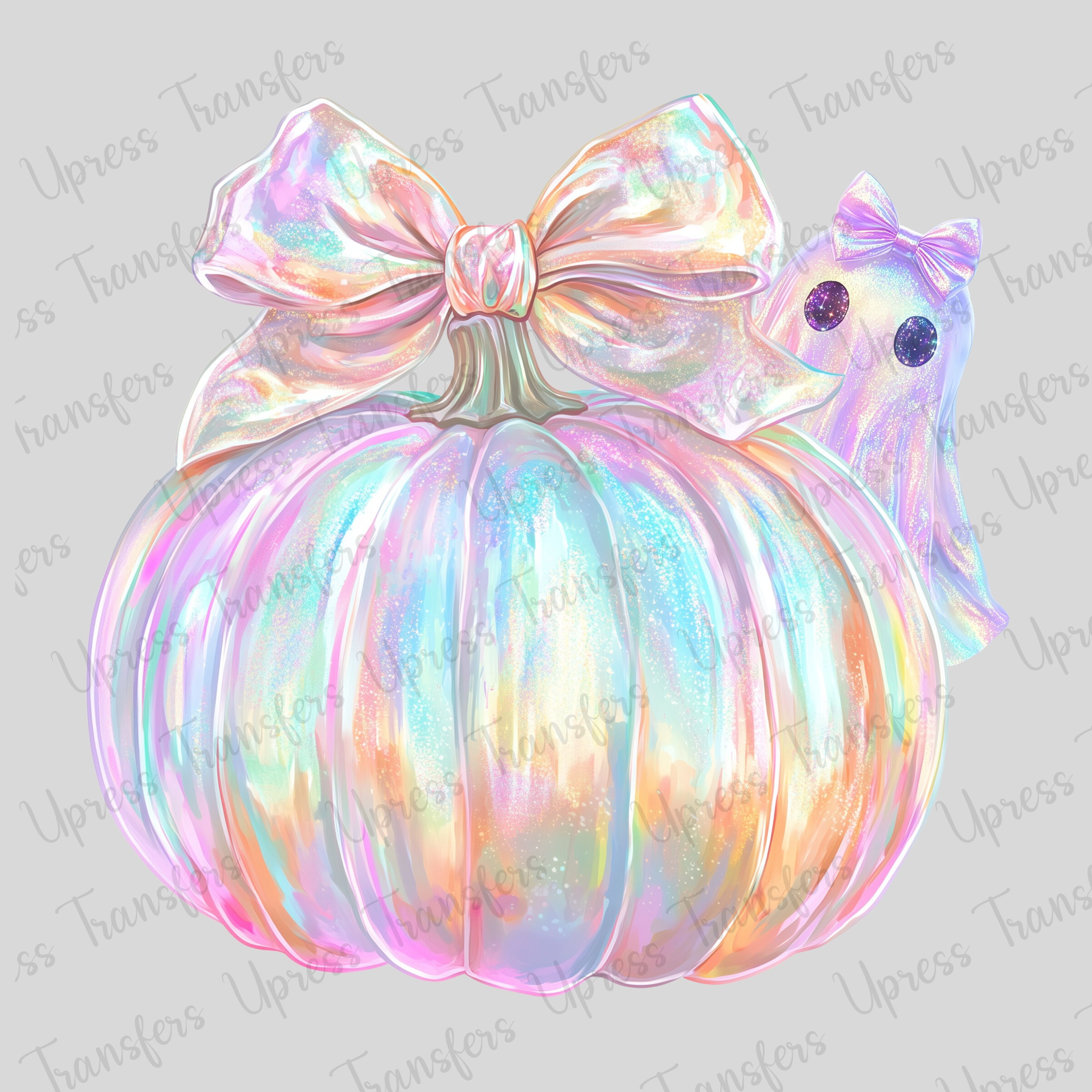 Iridescent Pumpkin Ghost