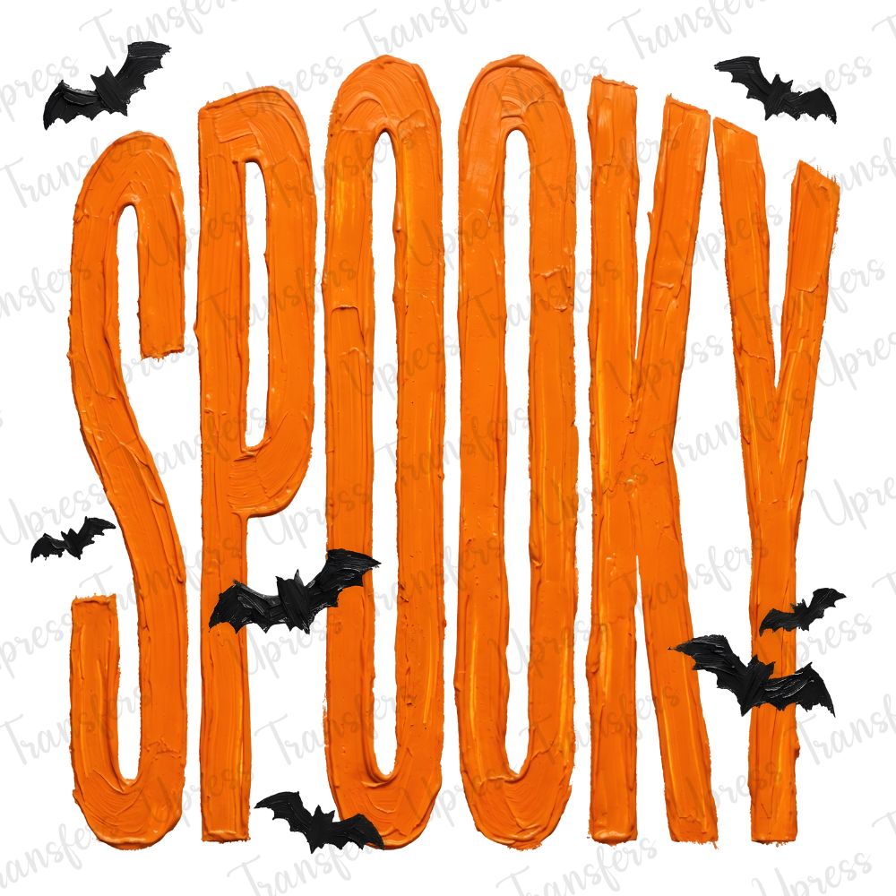 Spooky Brushtroke Orange