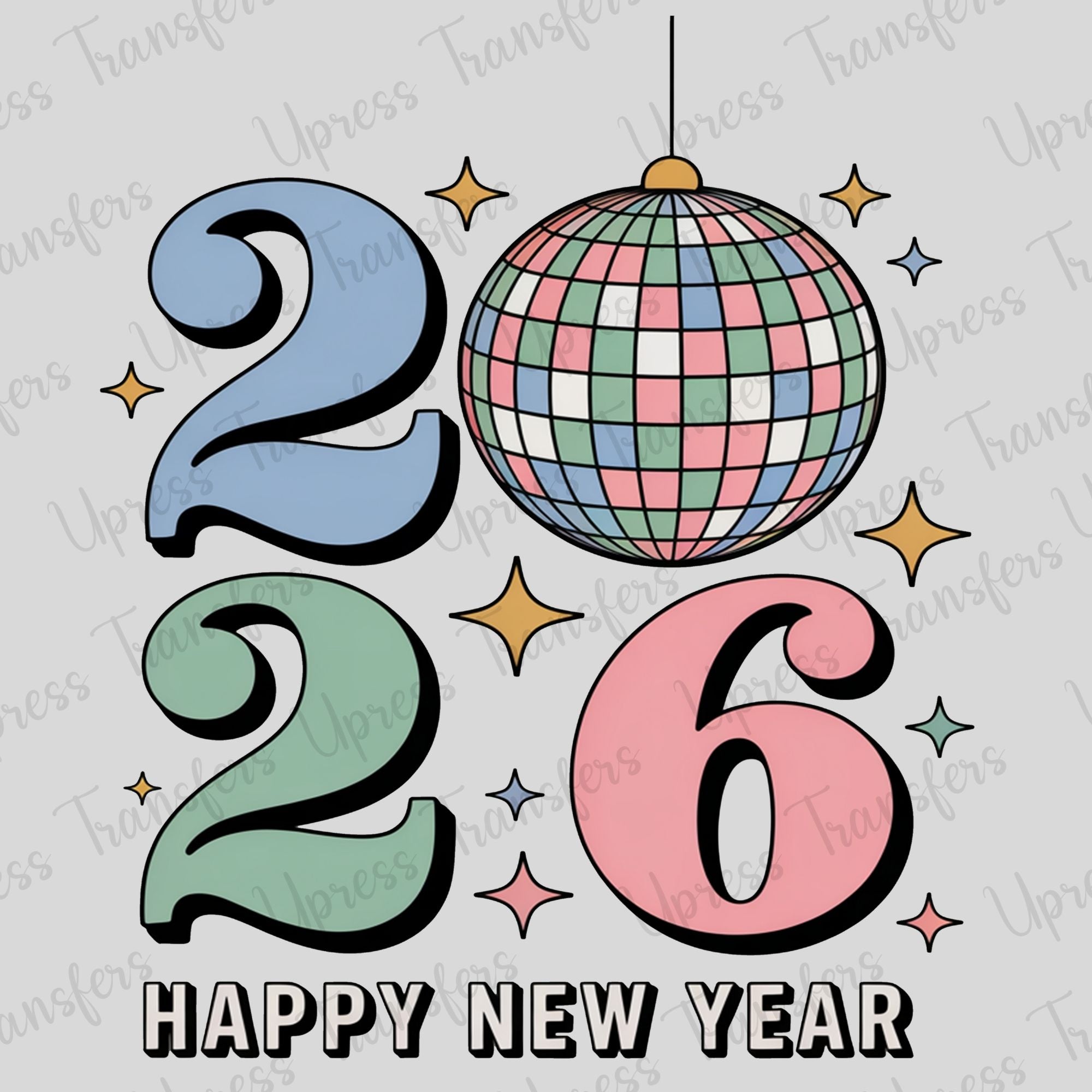 2026 Happy New Year Disco