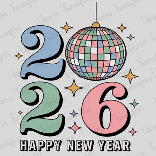 2026 Happy New Year Disco