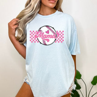 Glitter Pink Baseball Mama