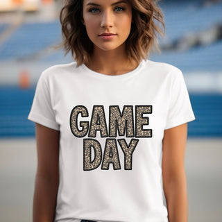 Game Day Embroidery Black