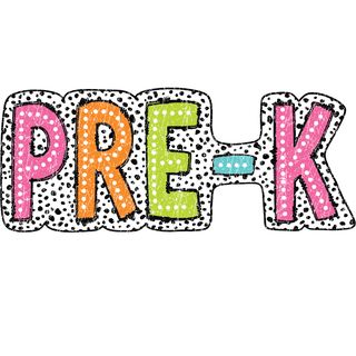 Pre-k Dalmatian Dots Retro