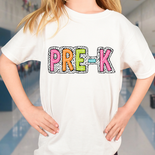 Pre-k Dalmatian Dots Retro