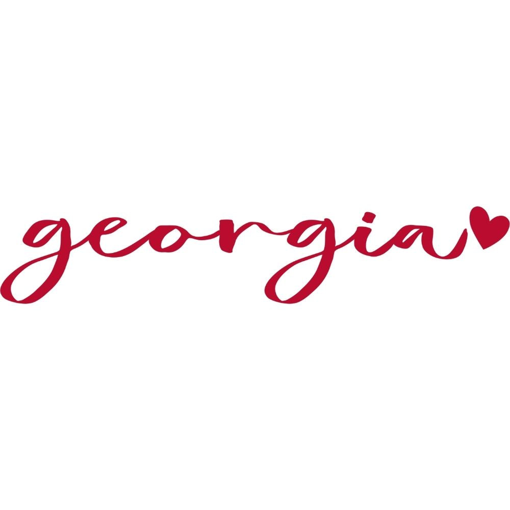 Georgia Script Heart – U Press Transfers