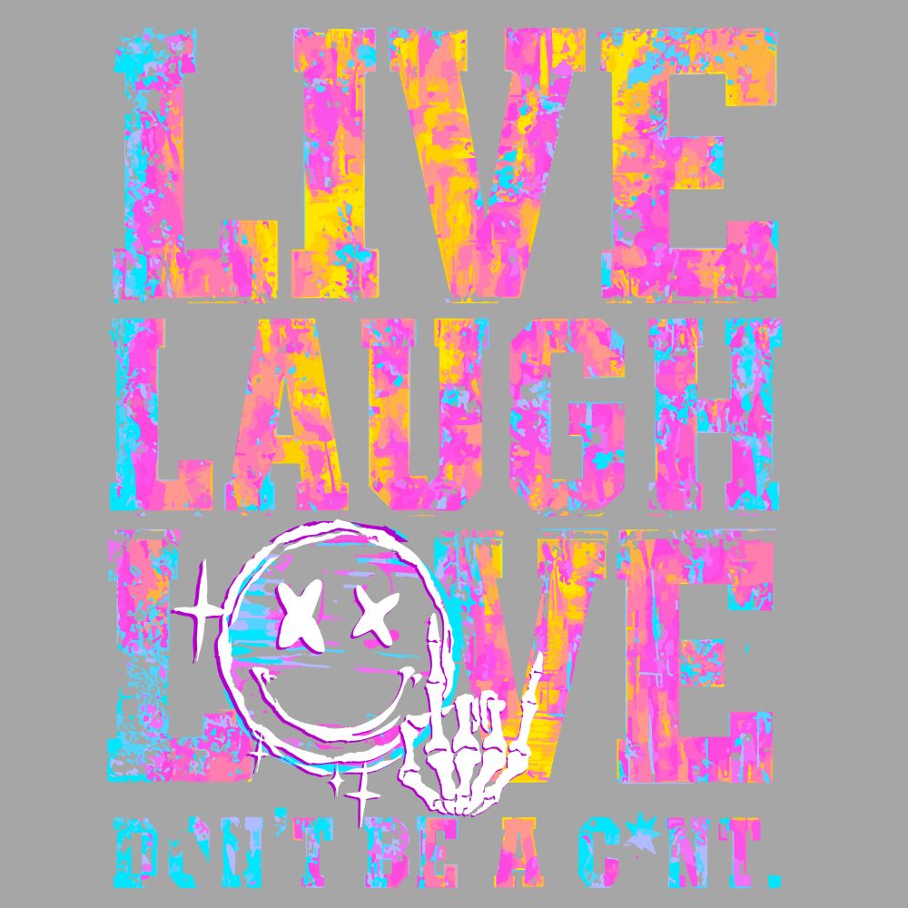 Live Laugh Pastel