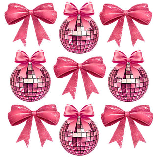 Pink Disco Bow Coquette