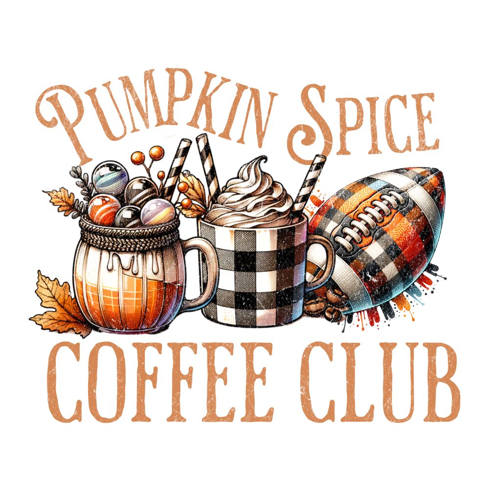 Pumpkin Spice Coffee Club Football