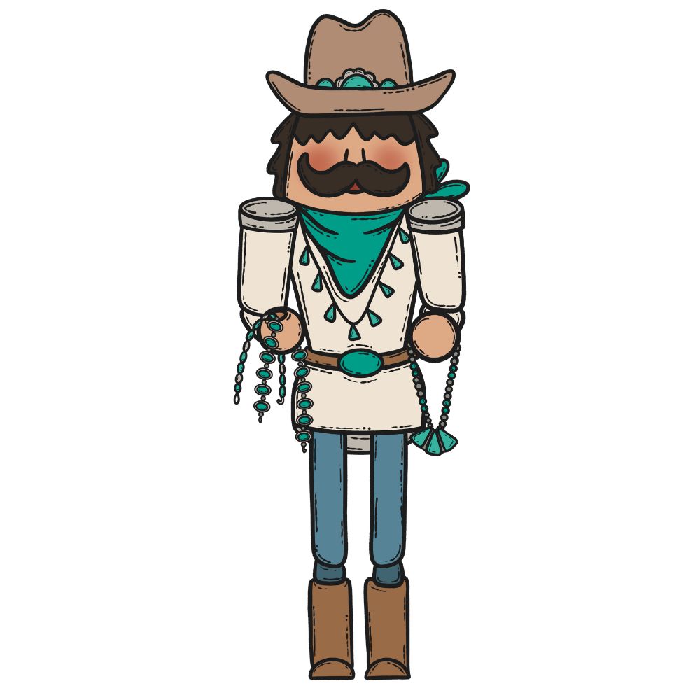 Turquoise Nutcracker