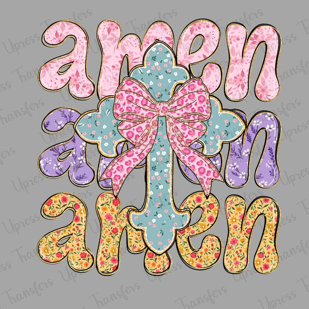 Boho Floral Amen