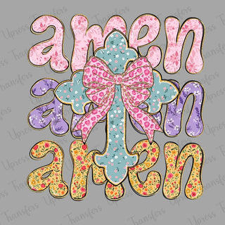 Boho Floral Amen