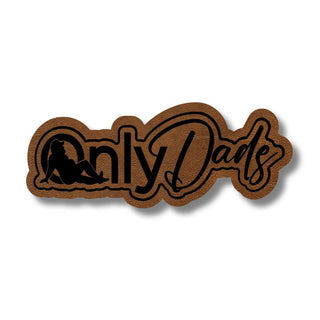 Only Dads Leatherette Patch