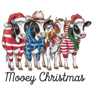 Mooey Christmas Dressed Cows