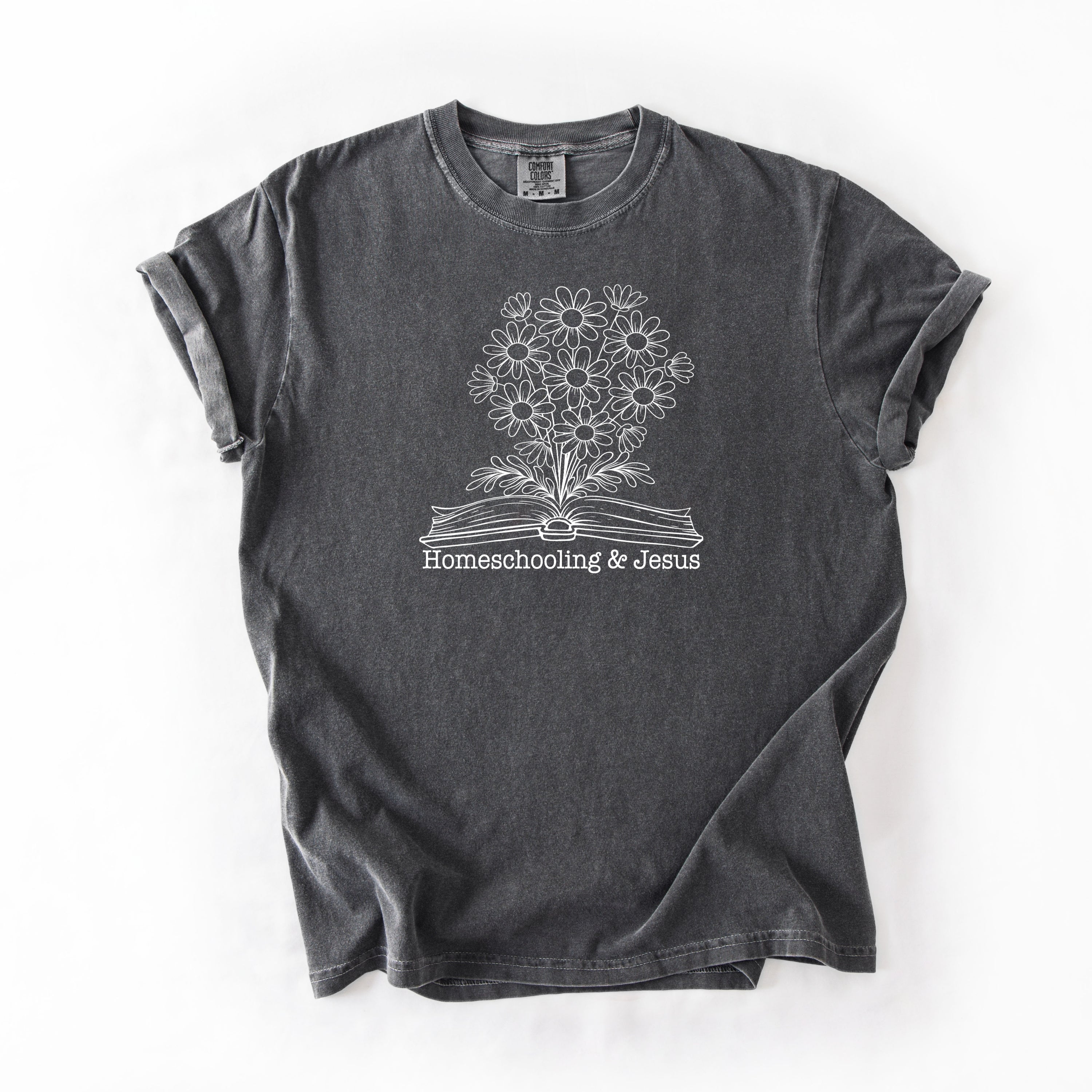 Homeschooling & Jesus Floral White