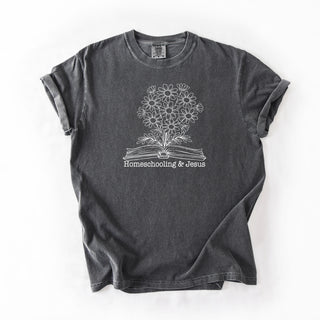 Homeschooling & Jesus Floral White