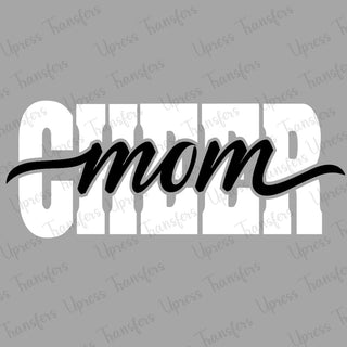 Trendy Cheer Mom White