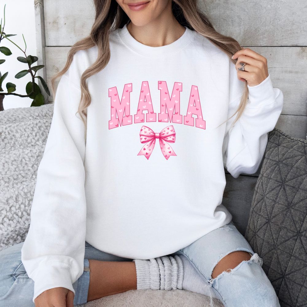 Mama Valentines Day Pink Hearts