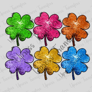 Colorful Shamrocks