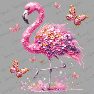 Sequin Flamingo