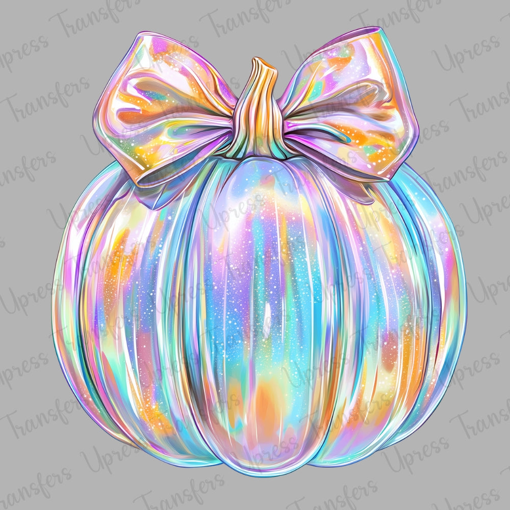 Sparkle Iridescent Pumpkin