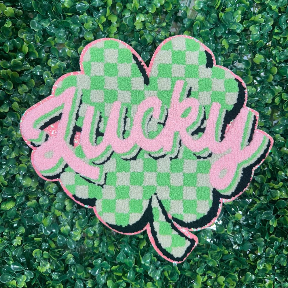 Checkered Lucky Clover