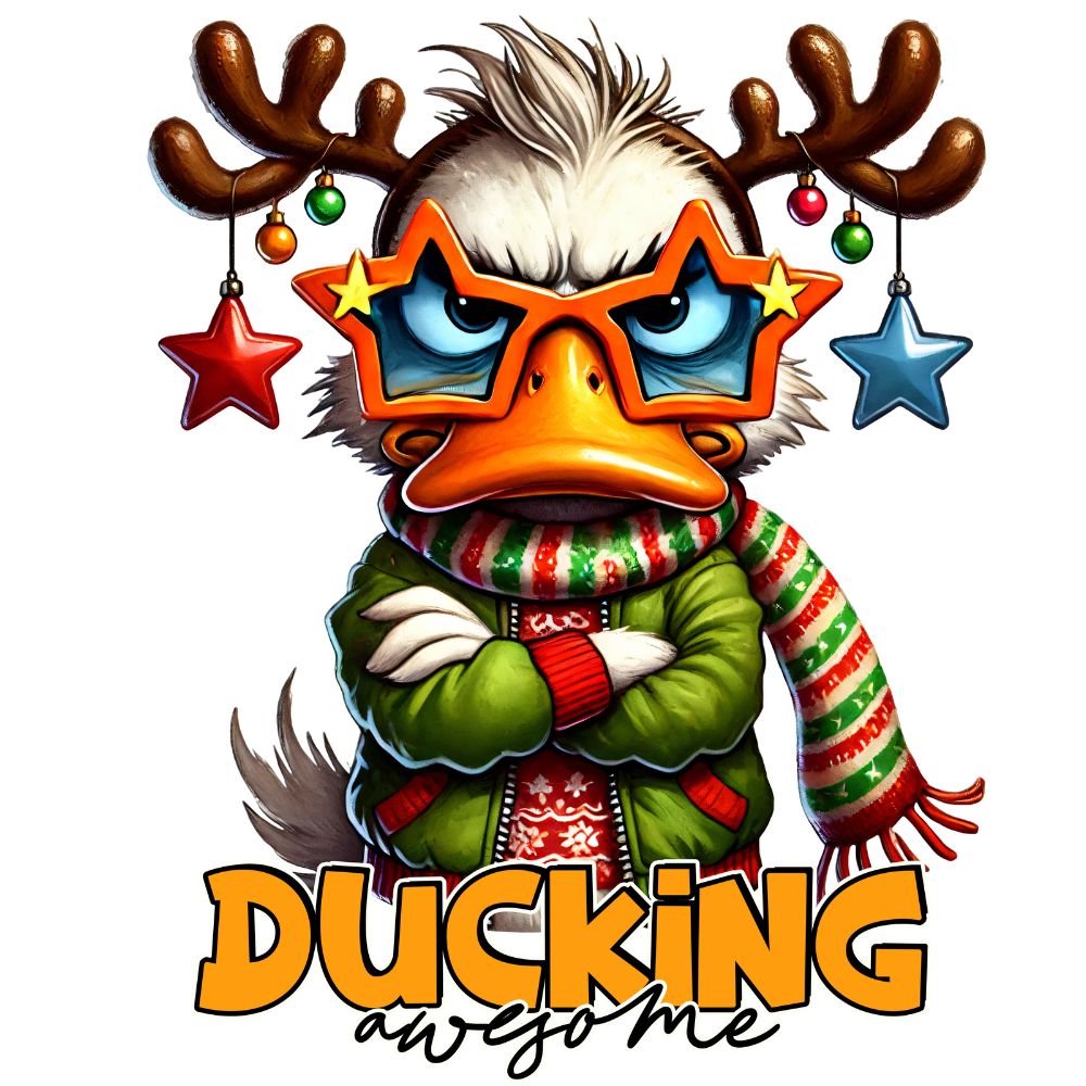 Ducking Awesome Christmas Duck