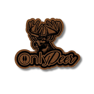 Only Deer Leatherette Patch