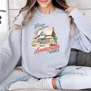 Winter Wishes And Snowflake Kisses