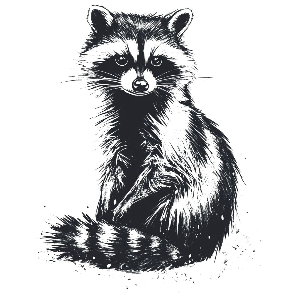 Cute Furry Racoon