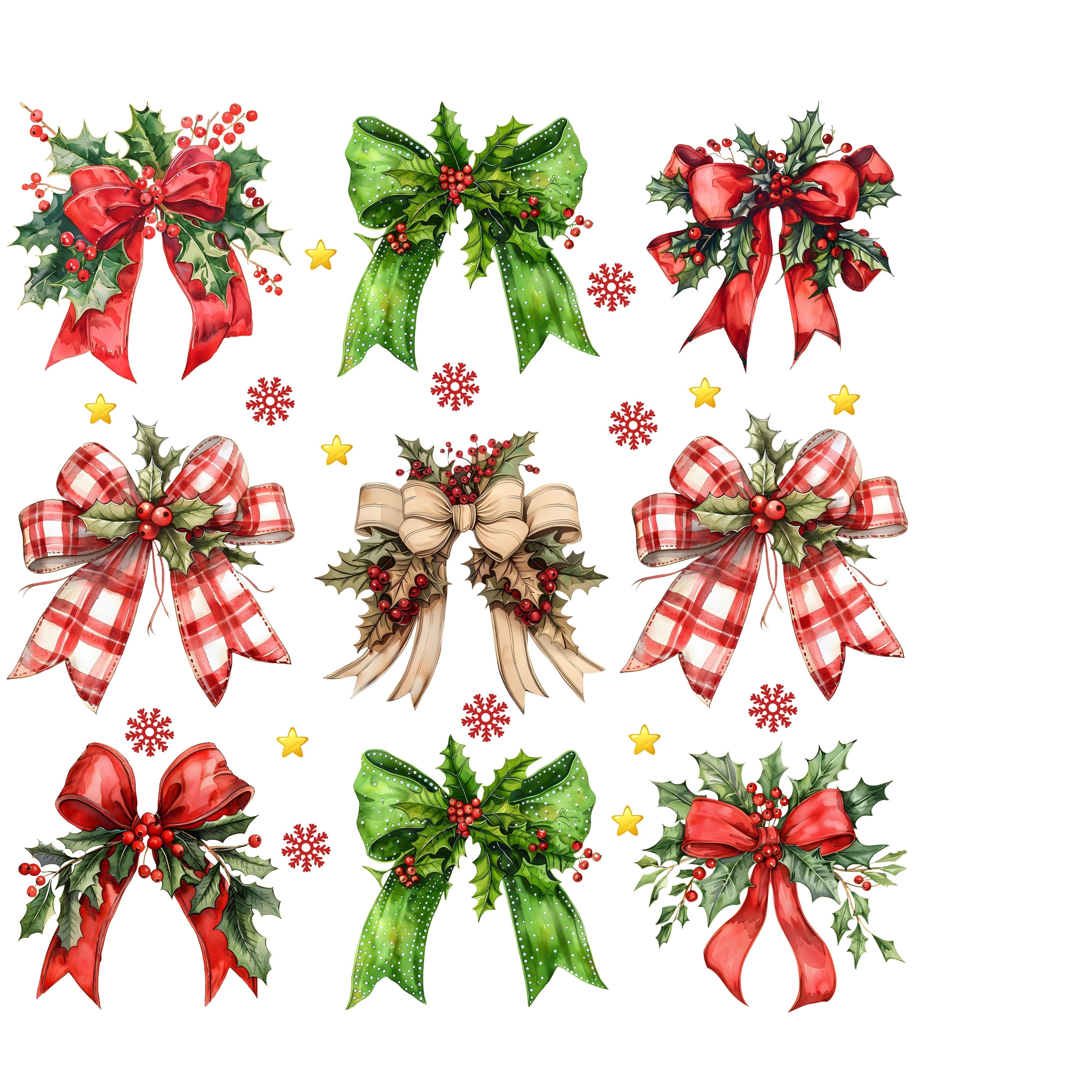 CHRISTMAS BOWS COQUETTE