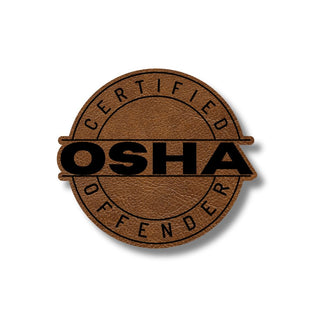 OSHA Certified Offender Leatherette Patch