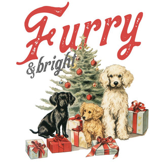 Furry And Bright Christmas Dogs