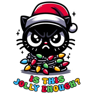 Is This Jolly Enough Christmas Cat