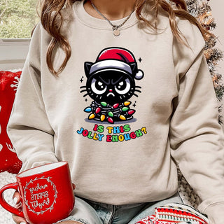 Is This Jolly Enough Christmas Cat
