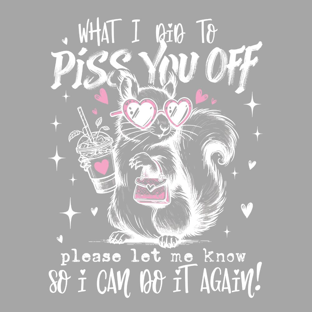 What I did Squirrel White